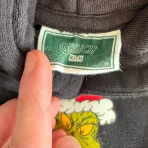 Kith Grinch Charcoal Hoodie